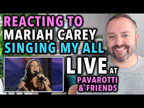 Reacting to Mariah Carey My All Live at Pavarotti & Friends