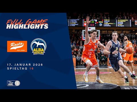 RASTA Vechta vs. ALBA BERLIN - Full Game Highlights - Spieltag 16, 25/26