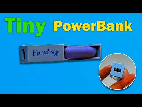 Build a Tiny DIY Power Bank Using TPS61088 | Small but Powerful 🔋