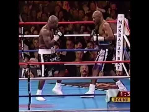 James Toney stopping Evander Holyfield