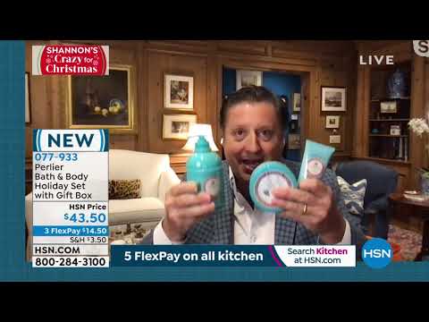 Perlier Honey Lavender and Sandalwood 4Piece Holiday Set