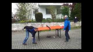 preview picture of video '2. Tischtennis Biertischgarnitur Weltmeisterschaft vom 01.05.2013'