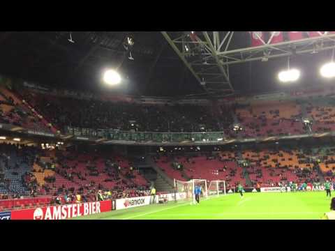 Panathinaikos fans in Amsterdam