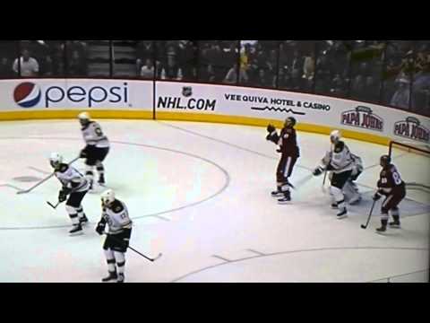 Chara's amazing defense.