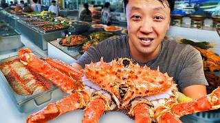 INSIDE the MOST POPULAR All You Can Eat KING CRAB + STEAK Buffet in Bangkok Thailand