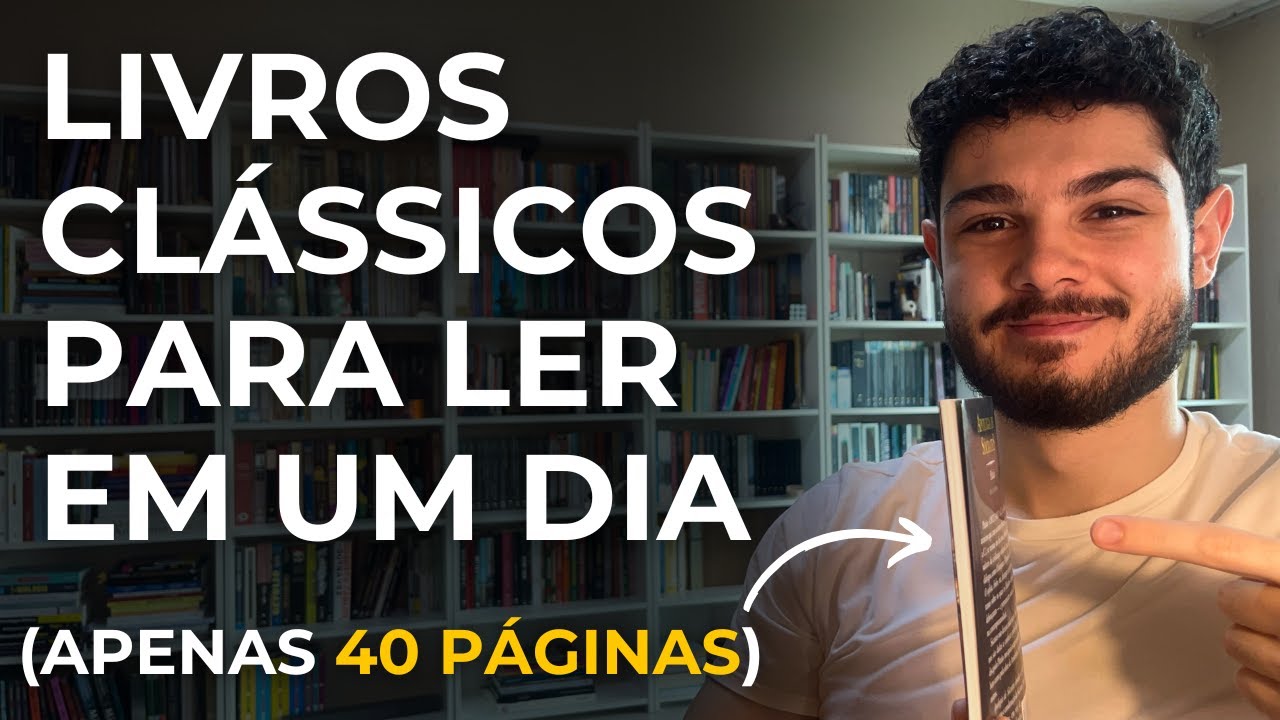 5 Livros CLÁSSICOS Para Ler em Um Dia (Curtos e Simples)