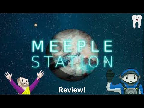A Spoiler-free Review of Meeple Station!  (Meeple Station Gameplay- Campaign- Review)