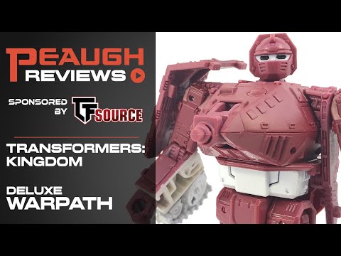 Video Review: Transformers: Kingdom - Deluxe WARPATH