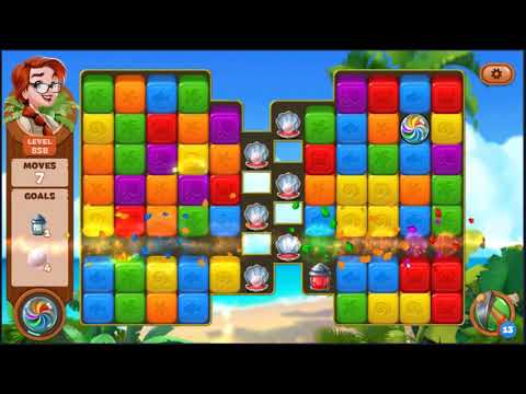 Lost Island Blast Adventure Level 858 - NO BOOSTERS 🏝️ | SKILLGAMING ✔️