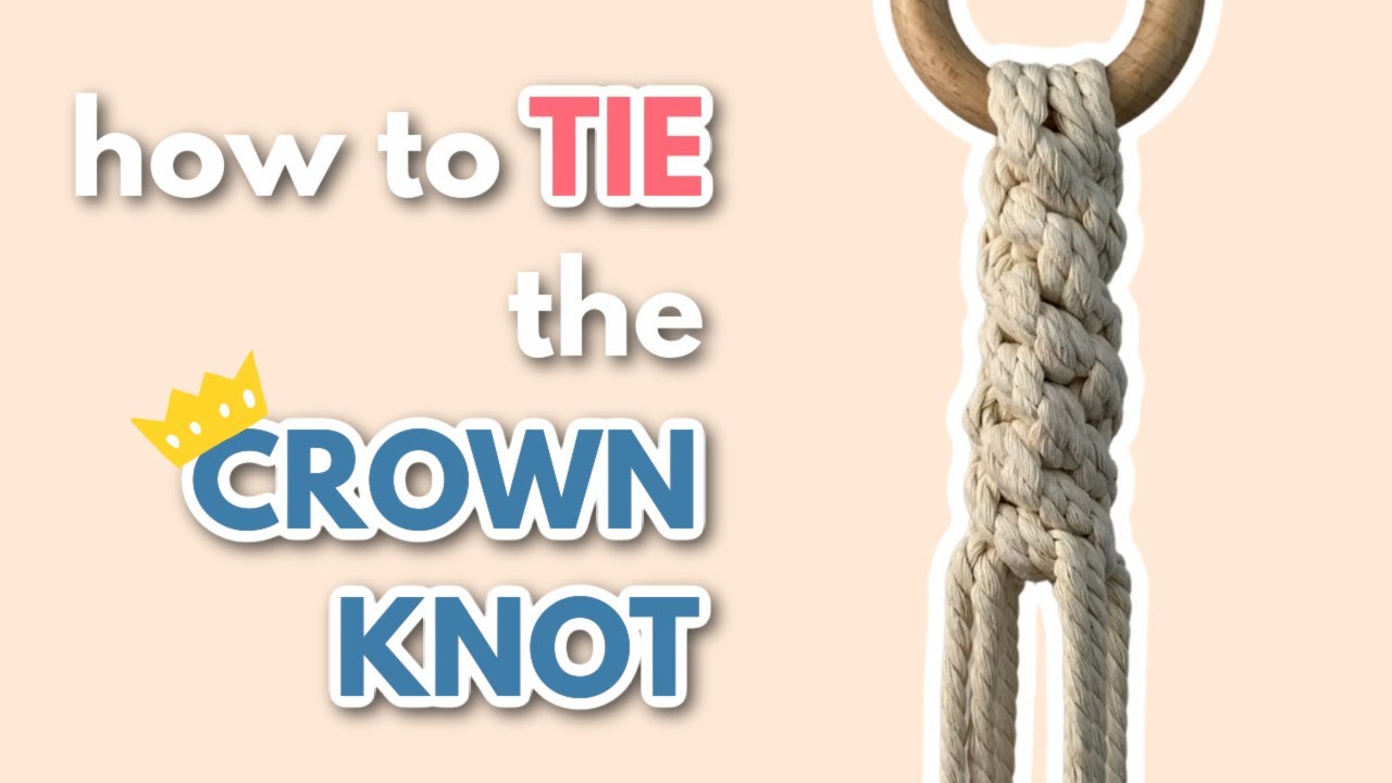 Macrame Crown Knot // Step by Step Tutorial!