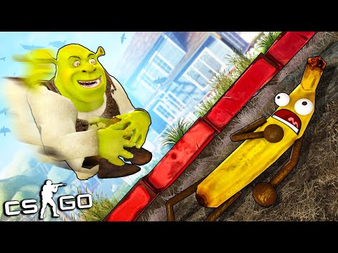 ЗЛОЙ ШРЕК МАНЬЯК vs МАЛЕНЬКИЙ ТРОЛЛЬ БАНАН В CS:GO! МАНЬЯК В CS:GO (ВЕСЕЛЫЕ ПРЯТКИ В КС ГО)