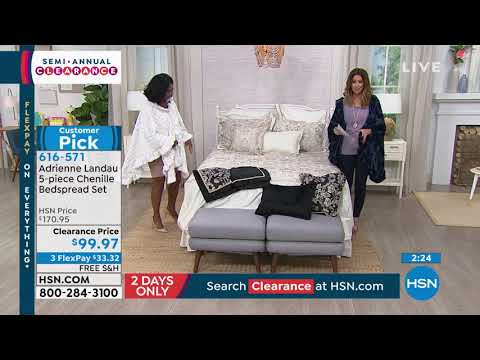 Adrienne Landau 5piece Chenille Bedspread Set