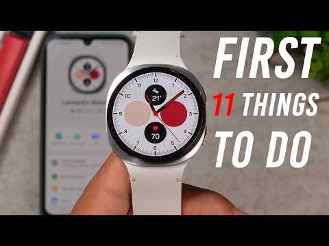 Samsung Galaxy Watch 8 – First 11 Things To Do! (Tips & Tricks)