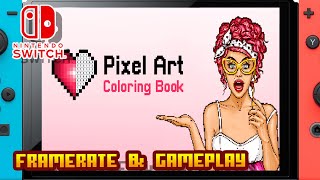 Pixel Art Coloring Book - (Nintendo Switch) - Framerate & Gameplay