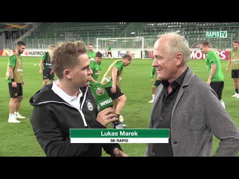 Andy Marek vor dem Start in die UEL