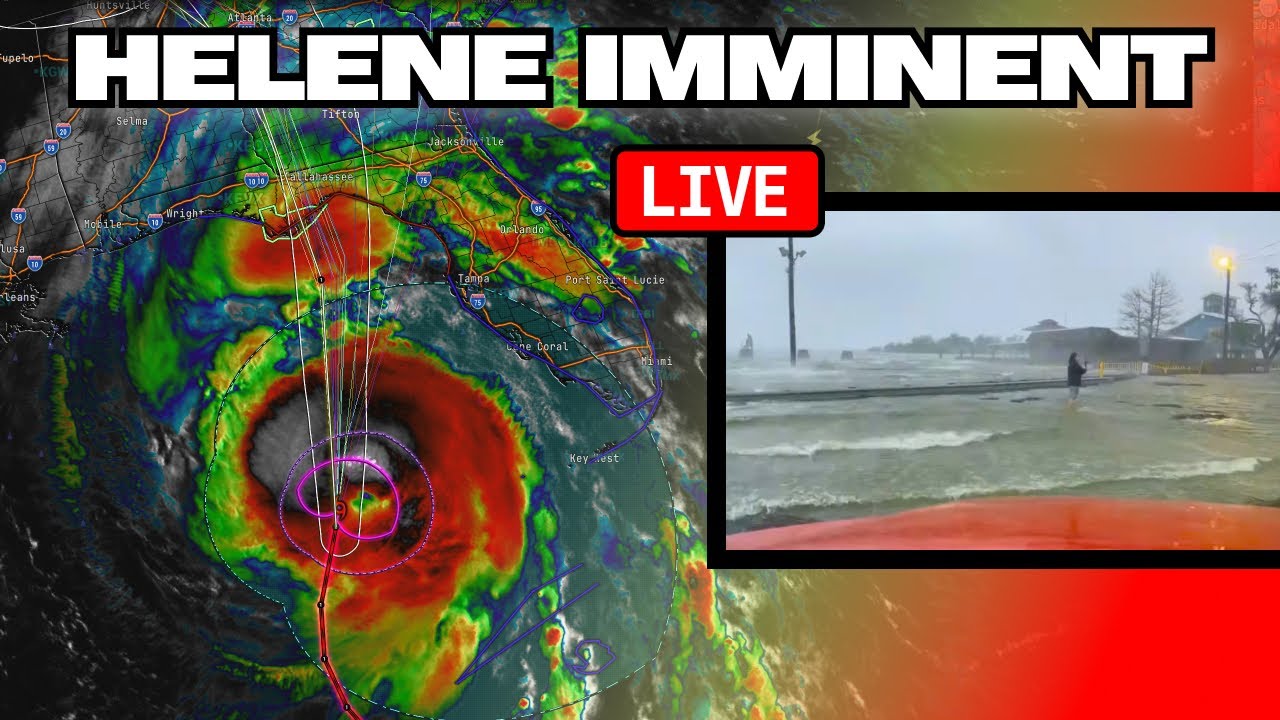 LIVE GROUND ZERO CAT 3+ HURRICANE HELENE Intercept