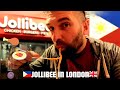 British Guy Tries Jollibee Filipino Restaurant in London 🇵🇭🇬🇧