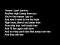 Celine Dion- I Surrender Lyrics (live) 