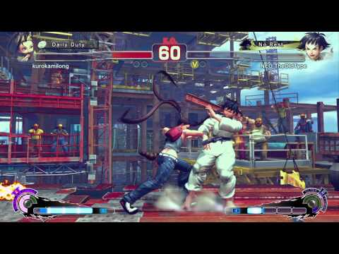 SSF4AE 2012 Ranked Asia - kurokamilong (Ibuki) VS NEO TheOldType (Makoto)