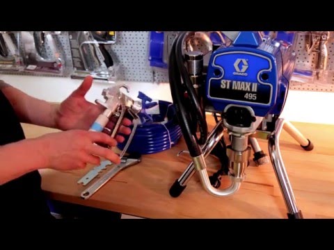 Graco ST MAX II 495 Airless Farbspritzgerät - Einführung zum Aufbau, zur Funktion und Anwendung