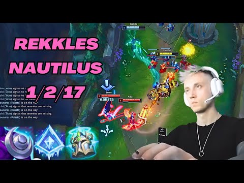 REKKLES PLAYS NAUTILUS VS JANNA SUPPORT |EU MASTER PATCH 13.12| [League of Legends] Full Gameplay