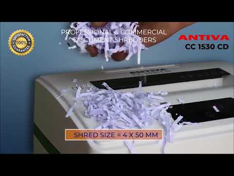 Antiva CC 1530 CD - Small & Continuous Duty Paper Shredder