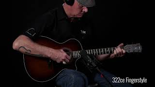 Video thumbnail for Taylor 322ce V Class Finger Style by glazbena kutija