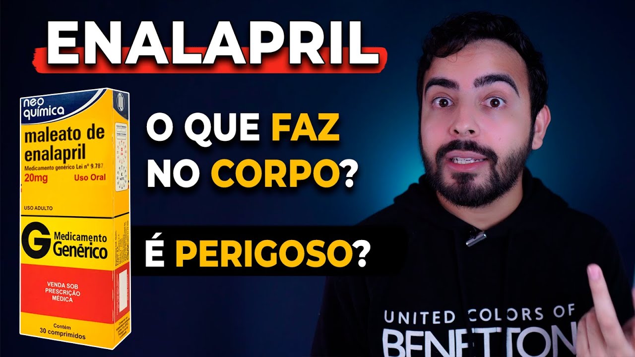 ENALAPRIL - Efeitos colaterais? O que faz no corpo? PREVINE INFARTO? │ Remédio para Pressão Alta