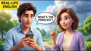 Learn Weather Vocabulary | Easy English Conversation For Real-Life (A1-A2)