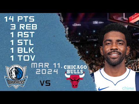 Kyrie Irving player Full Highlights vs BULLS NBA Regular season game 11-03-2024