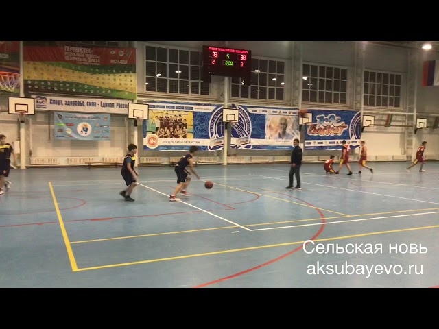 Аксубайда 18 яшькә кадәрге үсмерләр арасында баскетбол буенча ТР Беренчелеге ярышлары башланды