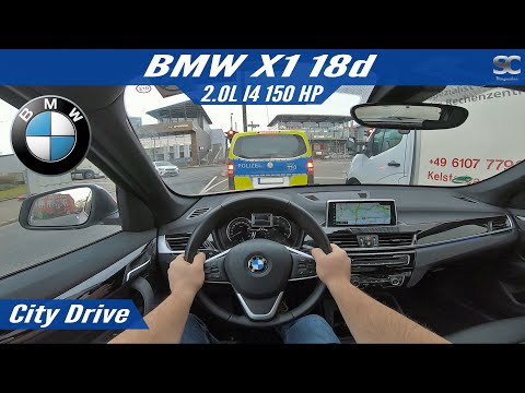 BMW X1 18d 150HP (2020) - City Test Drive POV
