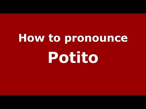 How to pronounce Potito (Italian/Italy)  - PronounceNames.com