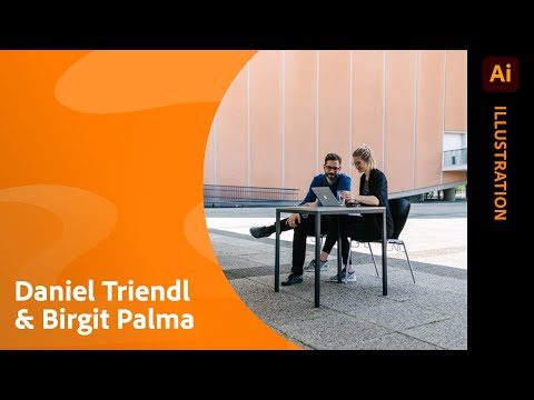 Illustration mit Daniel Triendl und Birgit Palma | Adobe Live