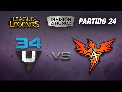 34united vs ASES - #LoLHonor - Partido 24 - Temporada 6