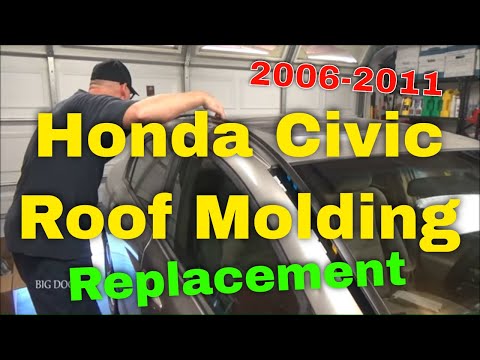 Honda Civic Roof Molding (Drip Side Molding) Windshield Trim Replacement (2006-2011)