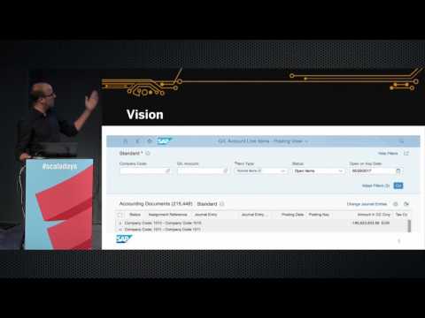 Using Scala.js and functional reactive programming for developing (enterprise) applications