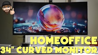 Bester Monitor für Homeoffice? 34" Curved LC-Power LC-M34-UWQHD-165-C