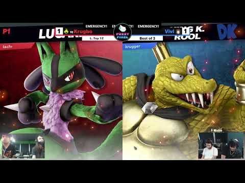 Vivi (Hero, Lucario) vs Krugbo (King K. Rool) - Losers Top 12 - Emergency: Run That Back!
