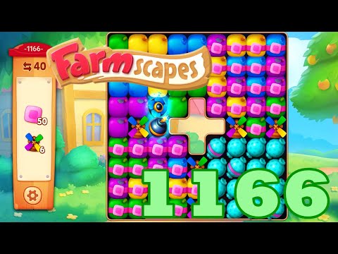 Farmscapes Level 1166 HD Gameplay Walkthrough | 3 - match game | android | ios | pc | GameGo Game