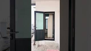 ชุดประตูบานเปิดลูกฟูกล่างช่องแสงบน