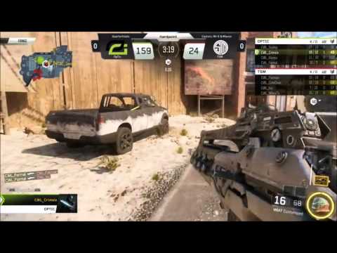 OpTic Gaming VS TSM Game 1 - Call Of Duty World League Stage 1 Finals Black Ops 3