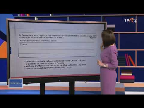 Teleşcoala - limba şi literatura română - ediţia din 5 iunie (@TVR2)