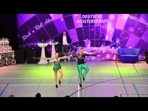 Julia Geishauser - Patrick Pfaller, DM 19, Rock´n´Roll, Finale, A-Klasse, Fußtechnik