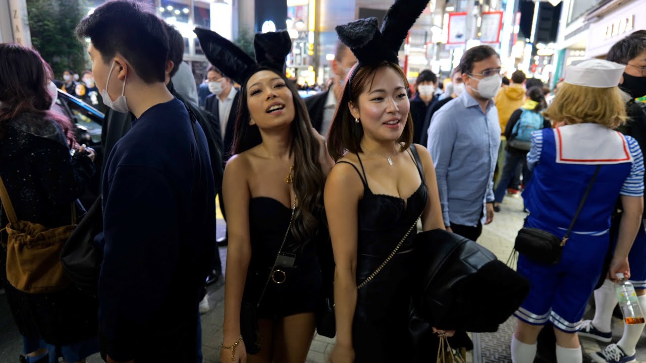 SHIBUYA HALLOWEEN 2022! 久しぶりに渋谷ハロウィン2022「今日はどんなテーマ？」4K