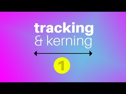 The BEST Way To Understand Tracking & Kerning Typography