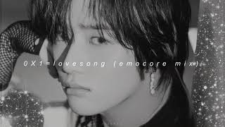txt ft. seori - 0x1=lovesong (i know i love you) (emocore mix) (slowed + reverb)