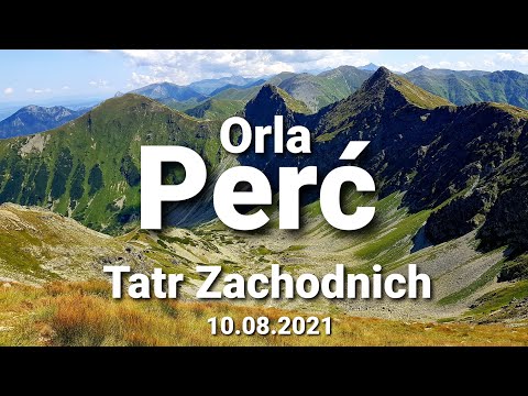 Orla Perć Tatr Zachodnich - Salatyny - Pachoł - Banówka - Rohacze - Wołowiec (10.08.2021)  4K