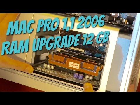 Mac Pro 1,1 2006 Ram Upgrade von 4  GB auf 12 GB - Mehr Power für den Mac "Opa"