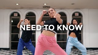 Need To Know - Doja Cat (Dance Video) | @besperon Choreography